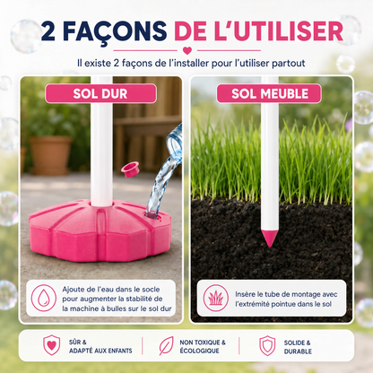 WavooJet — machine à bulles pour enfants