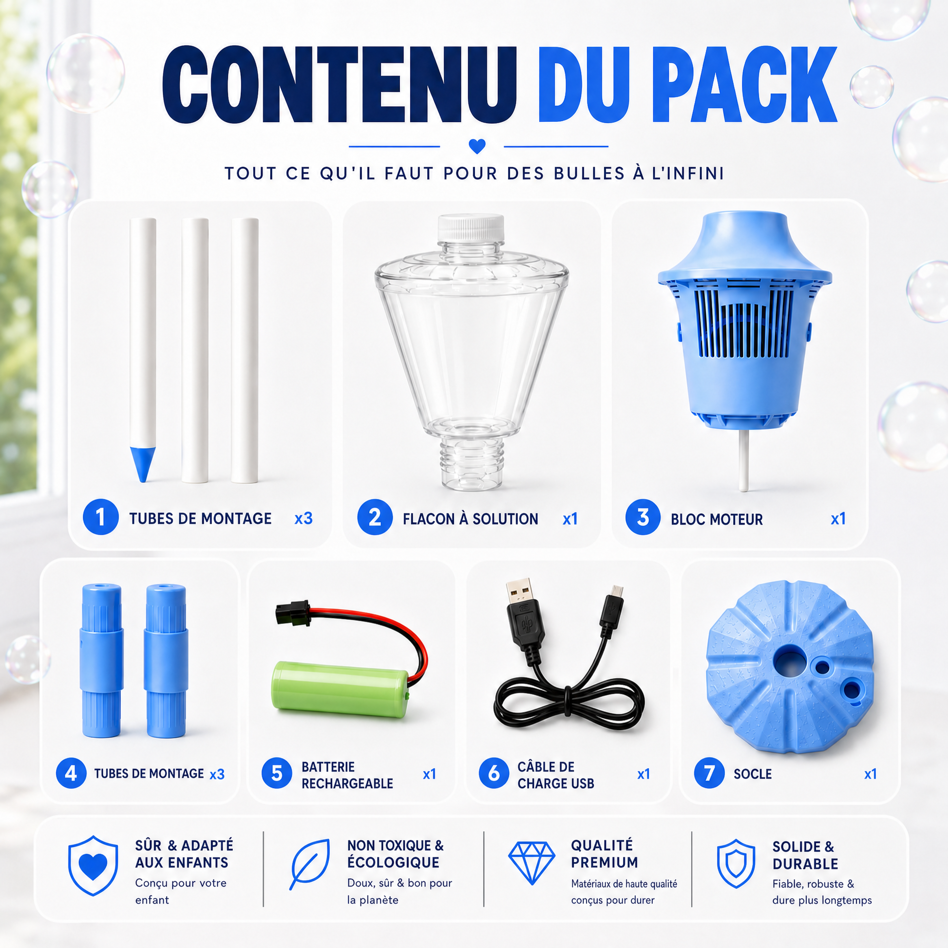 WavooJet — machine à bulles pour enfants