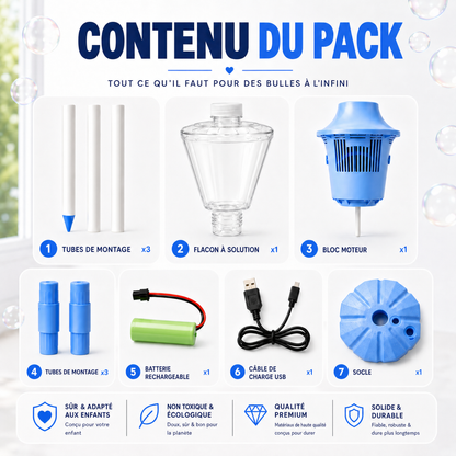WavooJet — machine à bulles pour enfants