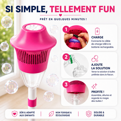 WavooJet — machine à bulles pour enfants